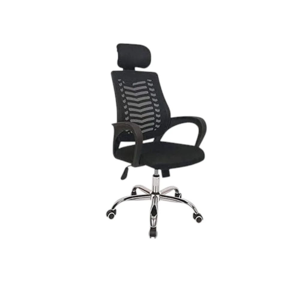 Secretarial Mesh Office Chair with Headrest