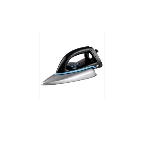 VON Dry Iron 1000W, VSID12BSK Nonstick Teflon Soleplate, Adjustable Temperature Control, Lightweight Electric Iron for Home Use